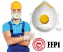 MASKA S VENTILOM P1 POLMASKA FFP1 POĽSKÝ VÝROBOK