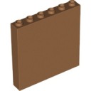 LEGO 59349 NÁSTENNÝ PANEL 1x6x5 nugát NOVINKA (6g)