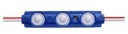 Obdĺžnikový LED modul LG 3xSMD2835 0,72W ​​modrý