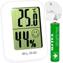 LCD TEPLOMER MINI METEOSTANICA POČASIE HYGROMETER MAGNET SADA BATÉRIE