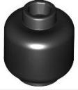 LEGO 3626c HEAD HEAD čierna NOVINKA (1g)
