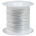 Plochá gumička, pružná šnúrka na šperky, 1mm, 10mb