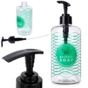 Dávkovač TEKUTÉHO MYDLA, gél, prostriedok na umývanie riadu, kuchyňa, kúpeľňa, 500 ml