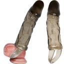 KRYT NA PENIS s krúžkom PREDĹŽUJE a ZHRÚŠŤUJE penis o 10 cm