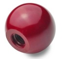 Guľôčkový gombík DIN 319-KU-25-M8-C-RT