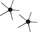 Silikónové 5-ramenné bočné kefy, gumené pre RoboRock S5 max S6 S7 Q7