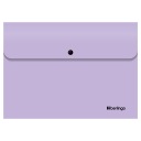 Berlingo obálka na kufrík so zapínaním PP A4 330 mic Instinct matná levanduľa