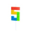 NARODENINOVÁ SVIEČKA LEGO ČÍSLO 5