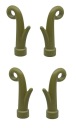Rastlinná tráva LEGO Olive Green 15279 4ks