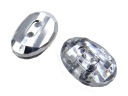 14mm Ozdobné gombíky 12 kusov STRIEBORNÁ farba K261 15092