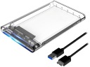 Kryt disku SSD HDD SATA 2.5 USB 3.0