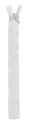 Pevný vnútorný zips 101 biely 30 cm
