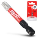 Nárazový vrták Dlhý TORX SKRUTKOVAČE 40 50 mm Magnetická špička MILWAUKEE