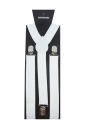 Nastaviteľné biele elegantné svadobné retro podväzky