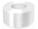 SATÉNOVÁ STUHA 50 mm stuha 32 metrov BIELA ​​8002