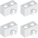 LEGO Brick Mod 1x2 Biela 30237b - 4 ks