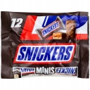 Snickers mini - 12 malých tyčiniek - 227 g.