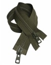 Dvojposuvný zámok K10Rx2 Alpha olivová 50cm
