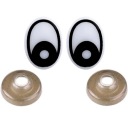 OČI bezpečný čierny maskot ROZPRÁVKA 2,5 mm