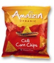 BEZLEPKOVÉ BIO CHILI KUKURIČNÉ ČIPSKY 75 g - AMAIZIN