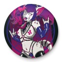 Pinku Kult Metal Vampiric Succubus pin