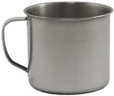 Nerezový hrnček - turistický - kempingový - Ø 9 cm - 0,45 l