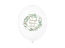 Balóniky 6 ks 30 cm Prvé sväté prijímanie Pastelovo biele White Party Deco