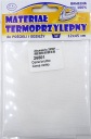 Termo záplaty na oblečenie 100% bavlna OFF WHITE 12x45cm 26501