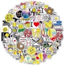 vinylové športové samolepky vodotesné graffiti samolepky na prilbu 50 ks