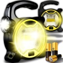 VÝKONNÁ COB LED DIELENSKÁ LAMPA S RÚČKOU