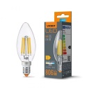 6W LED žiarovka, sviečka s neutrálnym vláknom E14