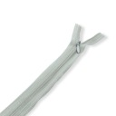 Alfa nerozopínateľný krytý zips, šedý, 20 cm