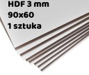 HDF formát 3mm 900x600 Biela - 1 kus