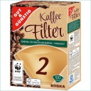 Kávový filter Kaffeefilter 2 100 ks - Gut&Gunstig