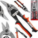 RUČNÉ nožnice na strihanie plechu 10'' ĽAVÉ 250 mm