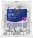 SVIEČKY TEALIGHTY Bispol Aura p30-50 neparfumované 8h / 50 ks