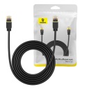 BASEUS INTERNETOVÝ LAN KÁBEL ETHERNETOVÝ SIEŤOVÝ KÁBEL RJ45 CAT.7 10GB 3M