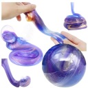 Krištáľová guľa SLIME SENSORY HROMADNÁ RAINBOW GALAXY