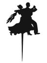 Waltz Topper black dancers dancing Pár tancuje PLEXI