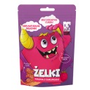1x 35g BERAW Kids Malinové želé s chrumkami
