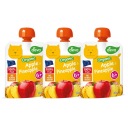DEVA Bio ovocná pena jablko ananás 3x90g