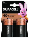 DURACELL 2x ALKALICKÉ BATÉRIE LR20 D R20 VÝKON