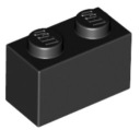 LEGO BEAM 1X2 ČIERNA Č. 3004 ZA 2 KUSY