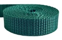 Nosná páska 15 mm, fľaškovozelený polypropylénový popruh