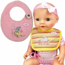 PODPRSNÍKY PRE BABIČKY BABY BORN DOPLNKY PODPRSNÍKY 2 BALENIE ZAPF ŽLTÁ RUŽOVÁ