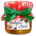 Vďaka Santa Claus vianočný darček med med dóza LOGO