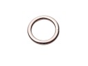 ZVÁRANÝ kovový prsteň 20 / 4 mm nikel, 1 kus