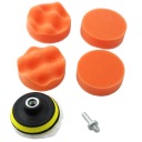 HUBOVÉ KOŽUŠINOVÉ DISKY LEŠTIACE PODLOŽKY NA VELCRO 80MM SADA-7