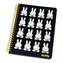 Zápisník MIFFY zajačik 80 listov ČIERNA linka
