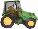 Fóliový balón Tractor Green 60 cm Farm Birthday